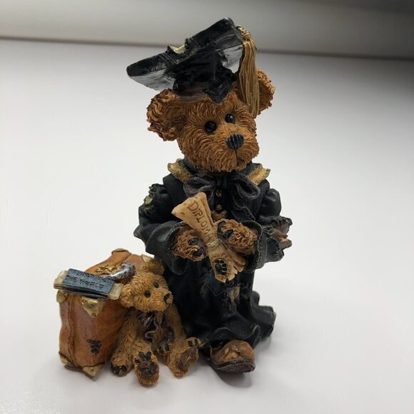 VINTAGE 1997 Boyds Bear & Friends Edmond The Graduate Collection Figurine Decor - Picture 10 of 12
